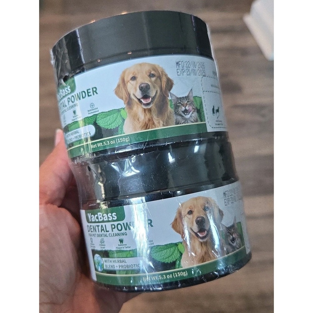 2 Pack Dog Dental Powder, Dog Teeth Cleaning Powder and Cat Breath Freshener - Picture 5 of 5